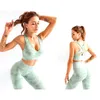 Yoga Outfit Women Gym Set Clothes Camo Sports Bra Crop Tops Leggings Jogging Seamless Workout Tights Fitness Suit For Woman