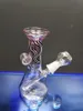 Mini Glazen Beker Bong Dab Rig Waterpijpen Bongs Heady Pipe Wax Oil Rigs Kleine Bubbler dhping