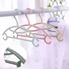 10pcs Multifunctional Non-slip Cothes Hanger for Bra Trousers Baby Kids Hangers Portable Hanging Plastic Clothe Dryers 210423