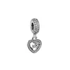 Women 925 Silver Loose Beads Fashion Design Charms Fit Pandora Bracelet Moment Pendant Hearts Gemstone Lady DIY Jewelry With Original Bag