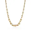 Memnon Jewelry Стерлингового Серебра 925 Ожерелья Цепи Для Женщин U-образное Градуированное Ожерелье Звено С Цветом Розового Золота Оптом