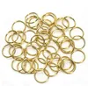 500pcs guld tunn stor mer storlek rostfritt stål tråd hoppa ring och split ring fynd smycken markering DIY för halsband armband