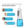 Azdent WF203 Portable Oral Irrigator Water Dental Floser Cordless DIY USB RADUREBLE TOTH PICK 300ML 5 JET TIPS 220623