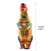 1 Set Halloween Supplies Party Costume Inflatable Dinosaur Blow Up Costumes Novelty Gag Toys Stage Party Prop for Kids Toddler Q0910