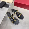 Modne klapki damskie 2021 luksusowy projektant klasyczne wierzby na paznokcie skórzane wygodne leniwe sandały 34-42
