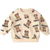 Lente herfst eenhoorn trui kinderen cartoon top kids kleding meisjes baby hoodie jongens sweatshirts Koreaanse kleding 211029