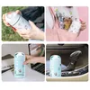 Stainless Steel Cartoon Thermos Vacuum Flask 280ML Cute Coffee Tea Milk Cup Children Water Bottle Portable Insulated Thermos 210913