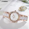 Elegancki Zegarek Moda Moda Kobiety Zegarki Panie Luksusowy Zegar Złoty Diamentowy Dropshipping Quartz Wristwatch