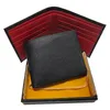 ビジネスパーティーレザーウォレットラグジュアリーブランドカードホルダーデザイナーファッションバッグポータブルコイン財布の名刺ケース