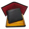 business party leather wallet luxury brand card holder designer fashion bag portable coin purse business card case