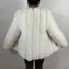 FAUX Pelliccia Autunno Inverno Cappotto di pelliccia di pelliccia Donne Vestiti di alta qualità soprabito sopra la dimensione addensare caldi cappotti lunghi femminili 210925