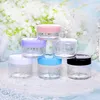 10g 15g 20g Empty Container Bottles Clear Plastic Jar Pot Eyeshadow Makeup Face Cream Lotion Cosmetic Refillable Bottle