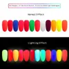12 Color Series Fluorescent Toner Powder UV Gel Polish Chrome Neon Pigment Dust Potherapy Bright Nail Art Manicure Pink DIY