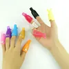 2021 Plastikowa sztuka do paznokci Soak Off Cap Clip UV Żel Polski Remover Wrap Narzędzia Wskazówki dotyczące palców 10PPC / Set 11 kolorów