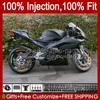 Corpo iniezione per Aprilia RS4 RS-125 RSV RS 125 RR 125RR 06-11 34No.110 RSV-125 RSV125 RS125 R 06 07 08 09 10 11 RSV125RR 2006 2007 2008 2009 2010 2011 Carene flat black blk