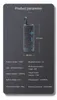 Alto-falantes sem fio portáteis TG619 Bluetooth 5.0 impermeável baixo Subwoofer Supwoofer Som suporte TF Cartão AUX USB Mão Livre Mic Stereo para Smartphones