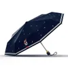 Moda Mulheres Chuva Guarda-chuva Dobrável Windproof 8K Anti UV Sun Automático Meninas Viagem Portátil Parasol UPF50 +