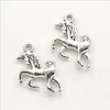 Lot 100pcs Unicorn Horse Alloy Charms Perles Pendants pour bijoux Making Oreing Collier Bracelet Clavier Chain Chain