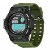 Cool luminosos homens esportes assistir high-end cinta de silicone militar relógio de pulso militares water impermeável relógios digitais reloj de hombre g1022