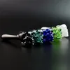 Heady Glass Hand Pipe Pyrex Oil Burner Skull Design Smoking Pipes Multi Color Tobacco Tool Colorful Coll Accessories Dab Rig SW31