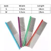 Dog Comb Hackle for Cat Pet Combs Stainless Steel Pets Cleaning Tool Dogs Cats Deshedding Brush Grooming Comb