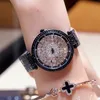 Women Watches Quartz Watch 37mm Moda Modern Wristwatches Bracelete de aço inoxidável Presentes de relógio de pulso à prova d'água para mulheres