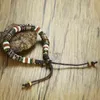 Braccialetto di perline antico Braccialetti di perline africane e messicane antiche Gioielli unisex in stile tribale