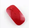 Mouse de computador sem fio ultra fino estilo Candy de alta qualidade Ratos e receptor 2.4G USB óptico Colorido Oferta especial