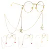 Chic Pearl Metal Brille Kette Rutschfeste Vintage Brillen Lanyard Lesebrille Halter Halsband Seil Sonnenbrille Kette