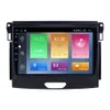 자동차 DVD GPS 네비게이션 라디오 플레이어 Ford Ranger-2015 USB 와이파이 음악 Aux 지원 Carplay Android 10 9 인치 터치 스크린