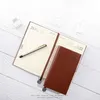 소프트 PU 가죽 A4 A5 A5 A6 Super Shoopen Notebook Journal Agenda 2021 180 시트 매월 월간 플래너 스쿨 문구 메모장