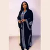 Vêtements ethniques femmes musulmanes Hijab Robe arabe Abaya Afrique Dashiki Maxi Robe avec écharpe forage Eid Ramadan femme vêtements africains caftan