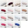 2021 Double-sided imitation silk sleep eye mask shading elastic straps travel pure color breathable beauty 31 colors