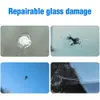 New Rovtop Car Windshield Repair Tool DIY Car Window Repair Tools Window Glass Curing Glue Auto Glass Scratch Crack Restore Kit Z2