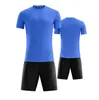 1656778Shion 11 Team Lege Jerseys Sets, Training Soccer draagt ​​korte mouw met shorts 171325689