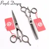 Nożyczki do włosów 5.5 "JP 440C Fioletowy Dragon Profesjonalne fryzjerskie nożyce do cięcia przerzedzenie uchwytu obrotowego Z9019