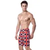 Мужские шорты для пленки мужские купальники для купальников длинные плавающие бордовые бордовые бренды длина колена винтажные печать Jammers Sexy 2022