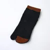 Paires hommes chaussettes coton 2 orteil Yoga Design Style japonais tongs sandale fendu Tabi noir blanc gris couleur sport