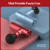 Mini Body Massager Gun Heads 5c Batteria ad alta capacità Durata circa 4 ore Quattro livelli Velocità Equipaggiata Sollievo dal dolore Moda Nuovo lusso