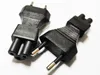 AC AC Plug Adapter, Европа 2-Prong Мужчин для женского адаптера для ноутбука ПК источник питания / 5 шт.