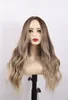 Fashion Hair Piece Chemical Fiber Head Set Long Pitie Divide Big Wave Wig för att täcka 24 tums 0,3 kg