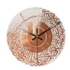 Wall Clocks Non Ticking Clock Islamic Home Decor With Quran Ayat For Bedroom Living Room House Decoration