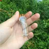 27*50mm 24pcs 15ml Glass Bottles Aluminium Screw Golden Cap Empty Transparent Clear Liquid Gift Container Wishing Bottle Jarsgood qty