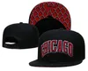 2022 كرة السلة Snapback قابل للتعديل قبعة Chicago Team Caps مزيج مطابقة ترتيب جميع القبعات الرياضية ذات الجودة العالية Snapbacks