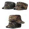 Simple Adjustable Male Military Ball Hats Camouflage Flat Hat Men Cotton Ladies sun Caps