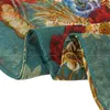 Étnica impresso floral cachecol mulheres longas xailes de viscose e envoltório senhoras hijab cachecol quente pashmina foulard feminina bandana