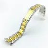 Watch Bands Watchbracelet for Series Accessories Band 20 mm Grille de plongée 3 perles hommes en acier inoxydable Oyster Perpetual Strap229i