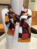 Sciarpa a nastro in seta 100% design a quadri francesi accessori per borse di alta qualità estate squisite sciarpe a fascia per ragazza da donna nobile