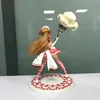Anime kılıç sanat çevrimiçi hizmetçi versiyonu yuuki asuna 18 ölçek PVC eylem figürü koleksiyon model oyuncaklar hediye q07226817725
