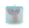 Rod Free With Date Pointer Food Grade Silicone Bag Food Freezer Sealed Cover Food Packing Bags Storage Bag HHC6718